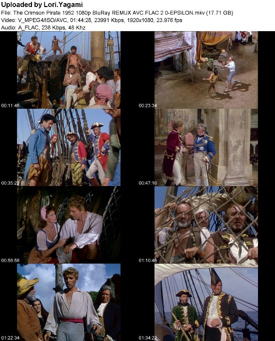 The Crimson Pirate 1952 1080p BluRay REMUX AVC FLAC 2 0-EPSiLON
