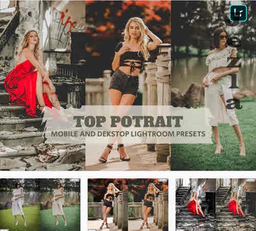 Top Potrait Lightroom Presets Dekstop and Mobile