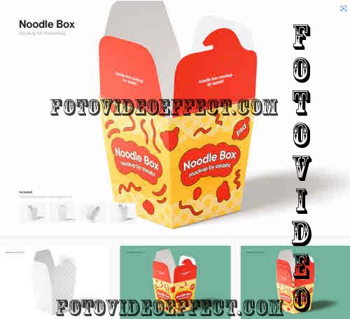 Noodle Box Mockup - 2CRDBSQ