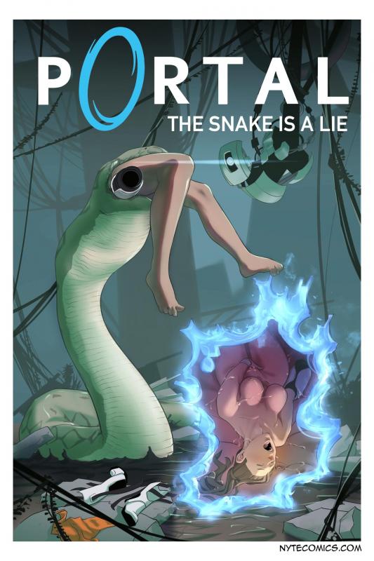 Nyte - Portal: The Snake Is a Lie Porn Comic