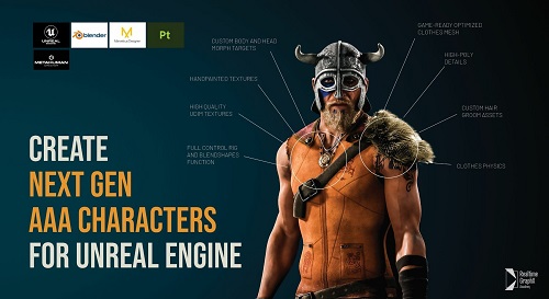 Create Next Gen AAA Characters for Unreal Engine