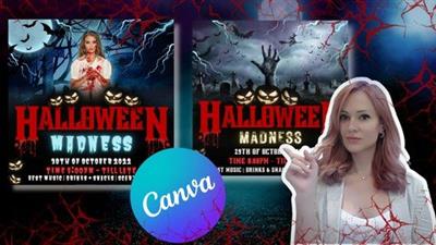 Halloween Promo Poster Design on  Canva