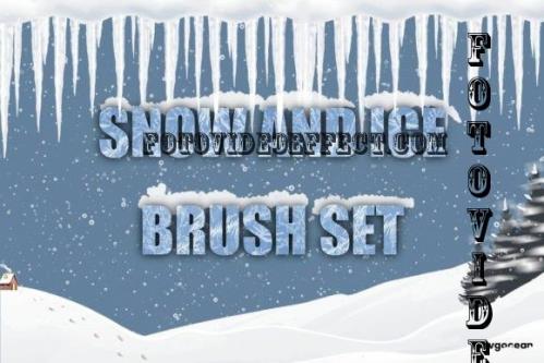 Snow and Ice Procreate Brushes - 2166718