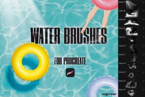 Water Procreate Brushes - 2166730