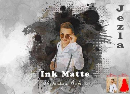 Ink Matte Photoshop Action - 10174427