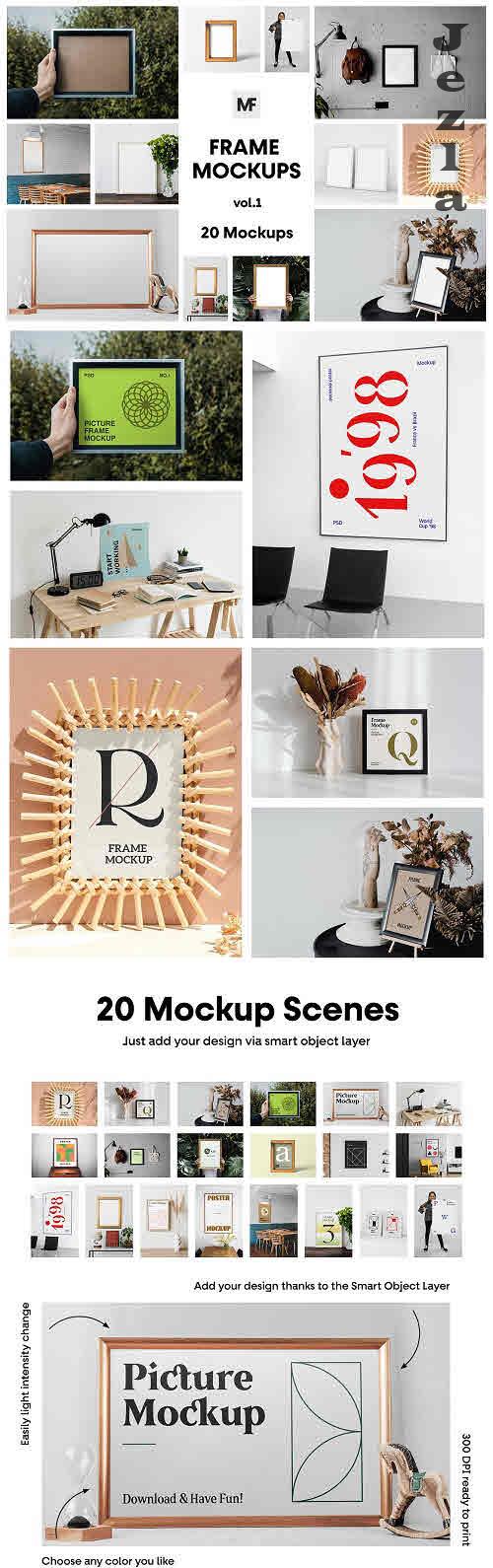 Picture and Poster Frame Mockups - 7267223