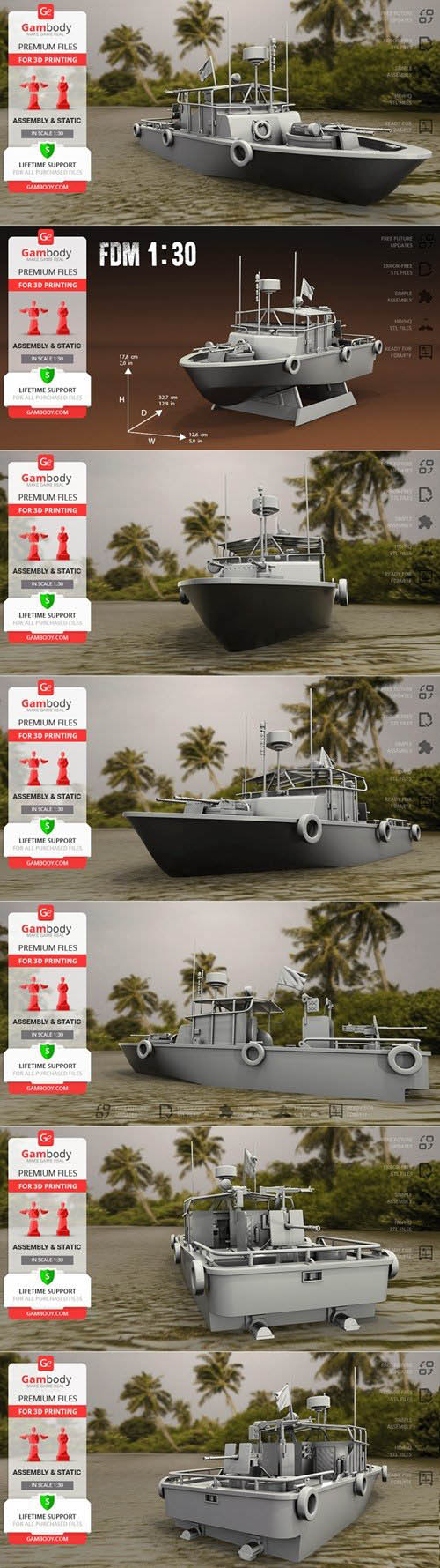 Patrol Boat 31 Mk 2 3D Print