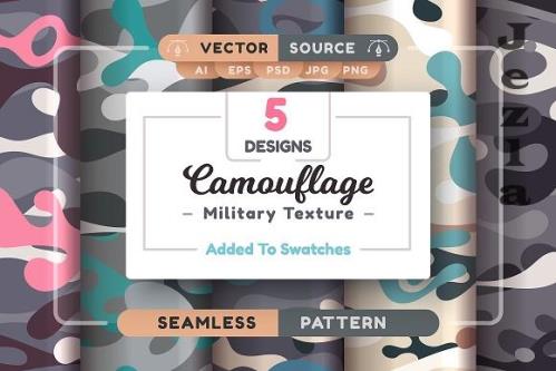 Camouflage Seamless Patterns - 10175277