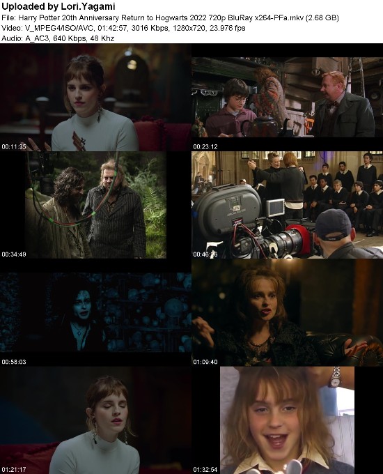 Harry Potter 20th Anniversary Return to Hogwarts 2022 720p BluRay-PFa