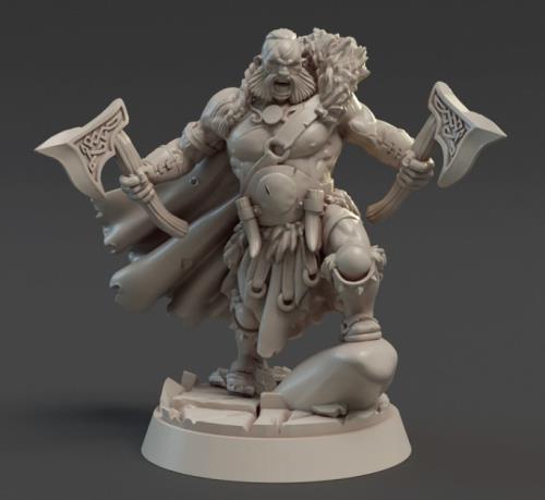 Titan Forge Barbarian 3D Print