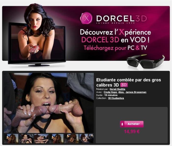 Marc Dorcel: Etudiantе comblee par des gros calibres 3D - Cindy Hope [2022] (FullHD 1080p)