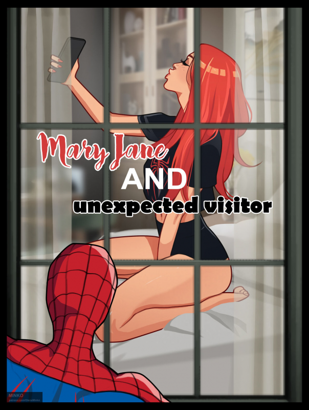 Olena Minko - Mary Jane and unexpected visitor Porn Comic