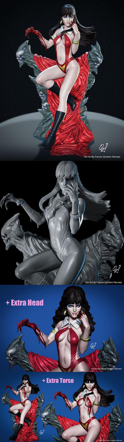 Vampirella – Comic Vine 3D Print