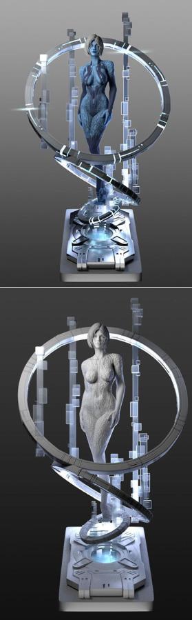 Cortana – Halo 3D Print