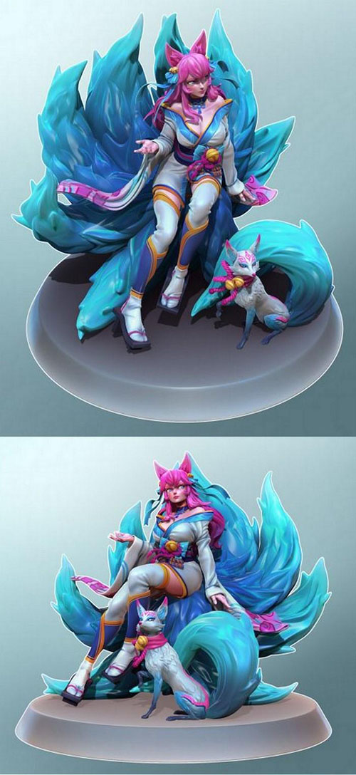 Ahri – League of Legend 3D Print