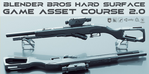 The Hard Surface Game Asset Course 2.0 - Blender Bros