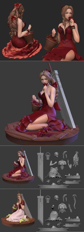 Final Fantasy – Aerith v2 3D Print