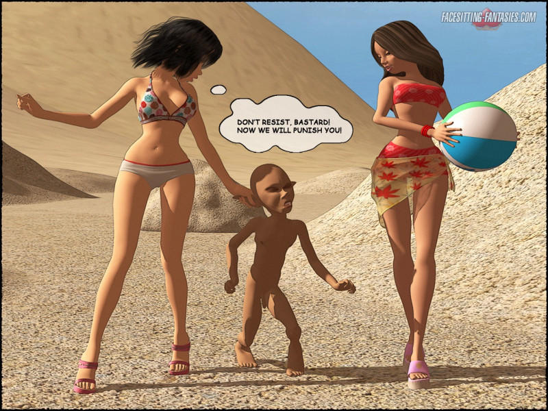 Facesitting Fantasie - Desert Creature 3D Porn Comic