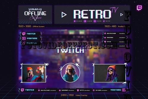 Retro Gaming Twitch Kit - 10186530
