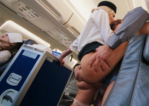  Kenna James - Sex With The Stewardess On The Plane