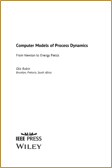 Rubin O  Computer Models of Process Dynamics   2022