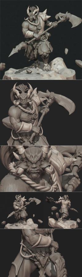 The Rage God – Dark Gods 3D Print