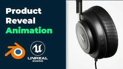 Easy Headphones Product Reveal Animation in Blender and Unreal Engine 5