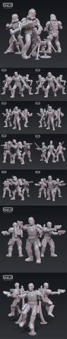 Clone Mortar Trooper 3D Print