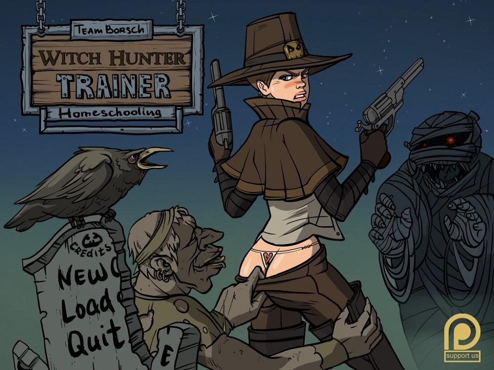 Witch Hunter Trainer [InProgress, Worms and dwarfes 1 (June 2022)] (Team Borsch) [uncen] [2017, ADV, Male protagonist, Animation, Adventure, Voyeurism, Trainer, Oral sex, Paranormal, Prostitution] [rus+eng]