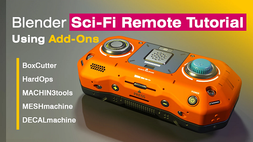 Blender Sci-Fi Remote Tutorial