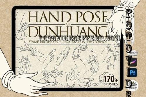 Hand Pose of Dunhuang Musicians - 7506923
