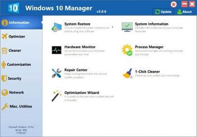 Yamicsoft Windows 10 Manager 3.7.0  Multilingual
