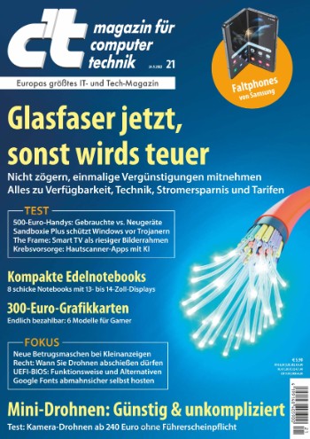 c't magazin fur computertechnik Nr 21 vom 23 September 2022