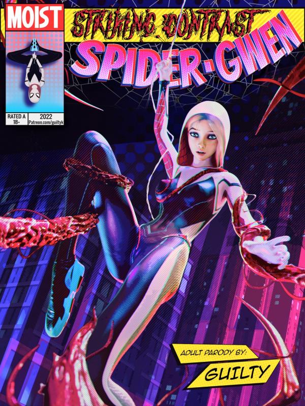 GuiltyK - Spider-Gwen: Striking Contrast - Ongoing 3D Porn Comic