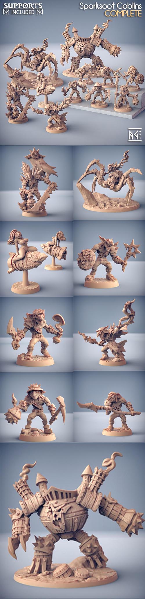 Sparksoot Goblins 3D Print
