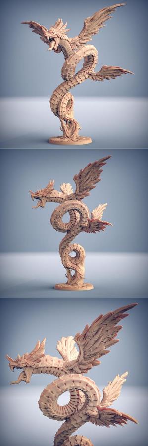 Quetzalcoatl, The Snake God 3D Print