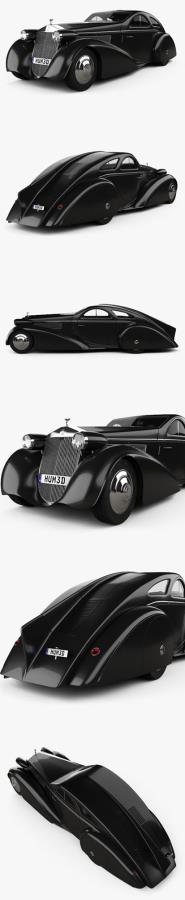 Rolls-Royce Phantom Jonckheere Coupe 1934 3D Model
