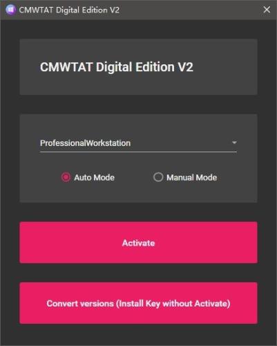 CMWTAT CloudMoe Windows Activation Toolkit Digital Edition 2.6.2
