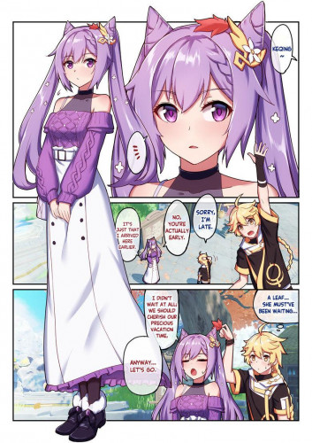 Keqing's Date With The Traveler Hentai Comic