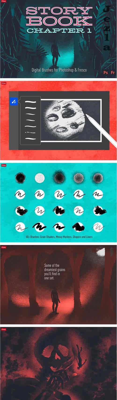 Storybook Photoshop Brushes - 6789080