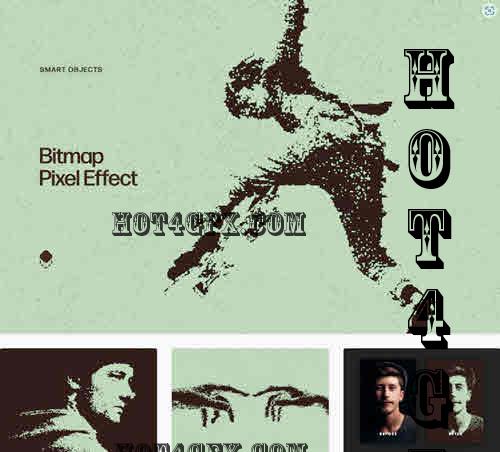 Bitmap Pixel Photo Effect - 10191219
