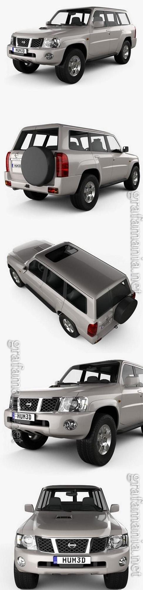 Nissan Patrol (Y61) 2004 3D Model