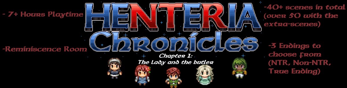 Henteria Chronicles Chapter 1 [Update 6 Fix2] (N taii) [uncen] [2020, jRPG, DOT/Pixel, NTR/Netorare, Fantasy, Male hero, Corruption, Straight, Blowjob, Creampie, X-Ray] [eng]