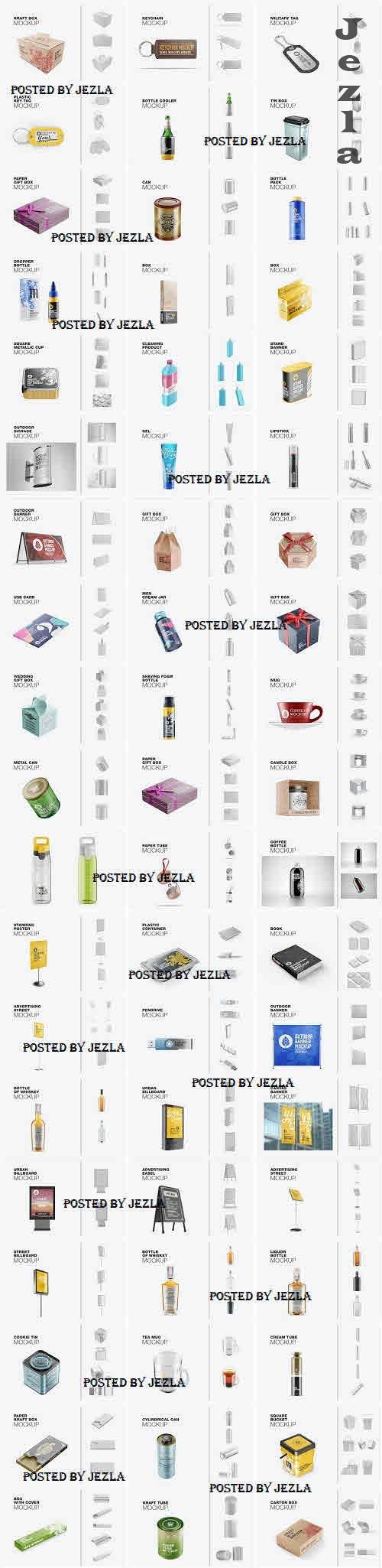 Roverto Shop Mockup Bundle 36 - 55 Premium Graphics