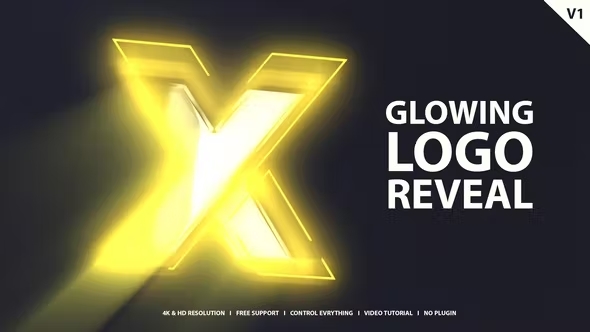 Videohive Glowing Logo Reveal 39924803