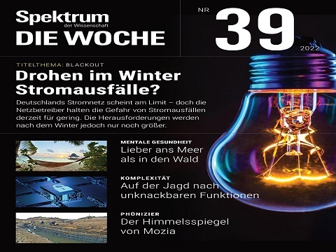 Spektrum der Wissenschaft Die Woche Magazin Nr 39 vom 29 September 2022