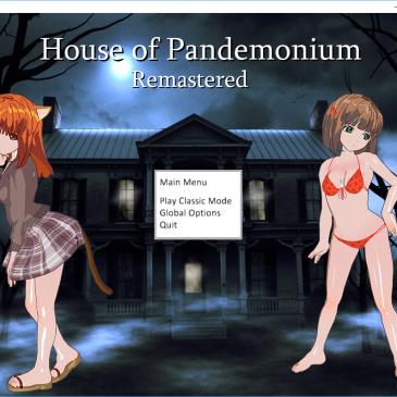 House of Pandemonium Remastered - Version 3.02 by Saltyjustice - RareArchiveGames (Dating Sim, Stripping) [2023]