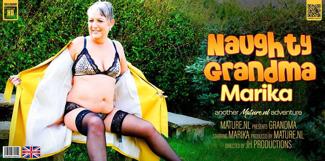 [Mature.nl] Marika (EU) (60) - Grandma Marika loves to play with her wet pussy / 14448 [29-09-2022, Big ass, Masturbation, Shaved, Solo, Toys, 1080p]