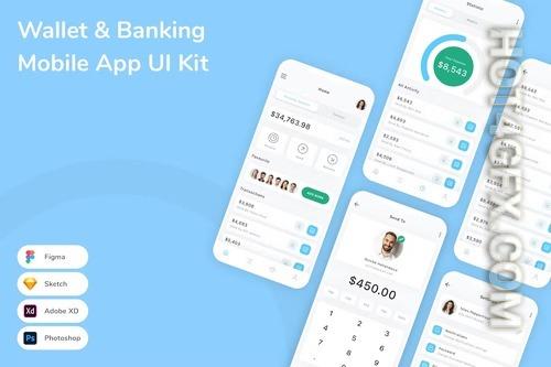 Wallet & Banking Mobile App UI Kit