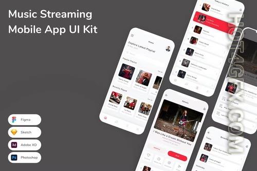 Music Streaming Mobile App UI Kit